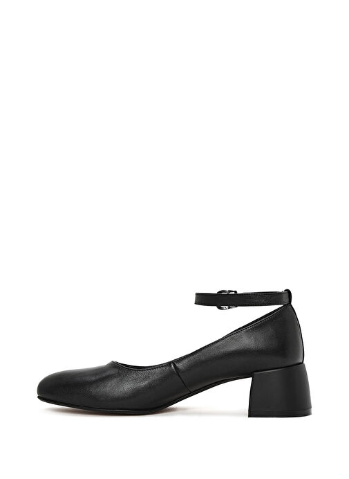 Derimod Derimod Siyah Kadın Deri Topuklu Ayakkabı 25SFD410918 | Boyner Siyah - 3. görsel