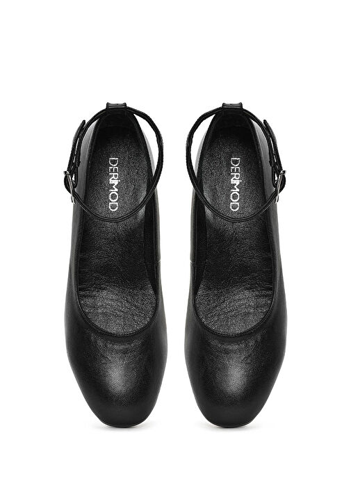 Derimod Derimod Siyah Kadın Deri Topuklu Ayakkabı 25SFD410918 | Boyner Siyah - 8. görsel