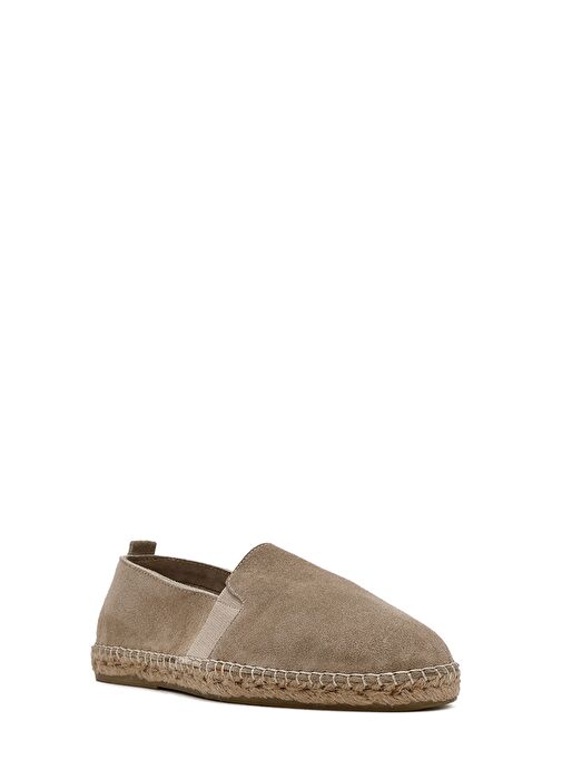 Erkek Bej Süet Deri Espadril 25SFD770010 - Görsel 7