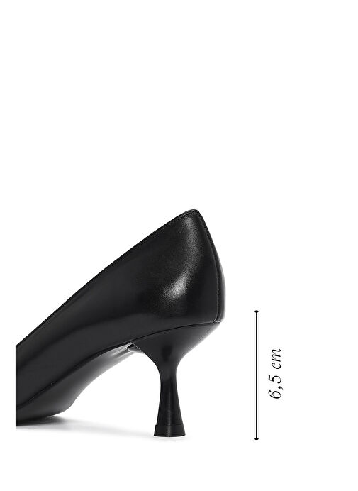 Derimod Krem Kadın Deri Stiletto 25SFD132318 - Görsel 3