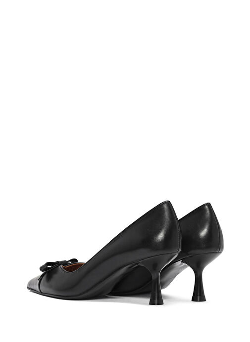 Derimod Krem Kadın Deri Stiletto 25SFD132318 - Görsel 7