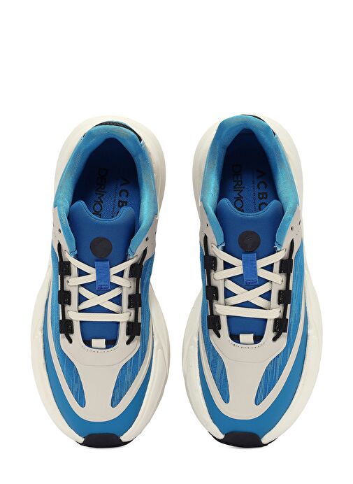 ACBC x DERİMOD Kadın Mavi Bağcıklı Kalın Tabanlı Sneaker 25SFD43516F - Görsel 8