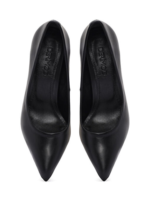 Derimod Derimod Kadın Siyah İnce Topuklu Deri Stiletto 25SFD405118 | Boyner Siyah - 9. görsel