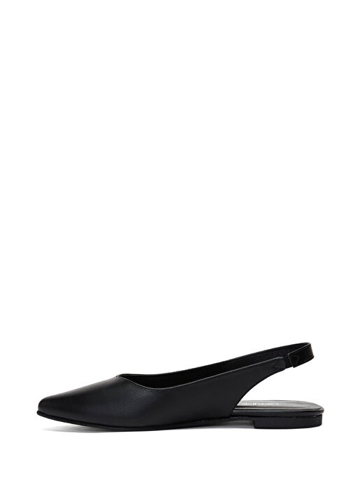 Kadın Siyah Arkası Açık Babet 25SFE400118 - Görsel 5