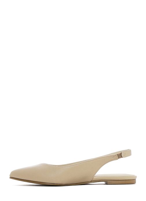 Derimod Derimod Kadın Krem Arkası Açık Babet 25SFE400118 | Boyner Krem - 3. görsel