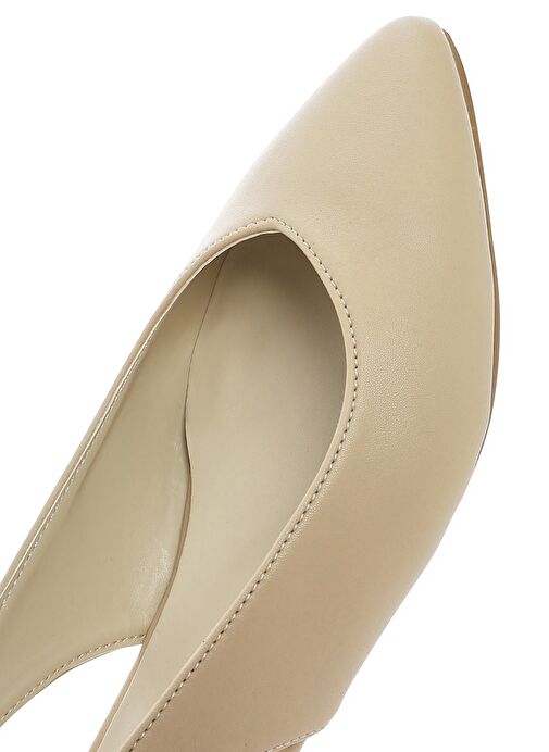 Derimod Derimod Kadın Krem Arkası Açık Babet 25SFE400118 | Boyner Krem - 9. görsel