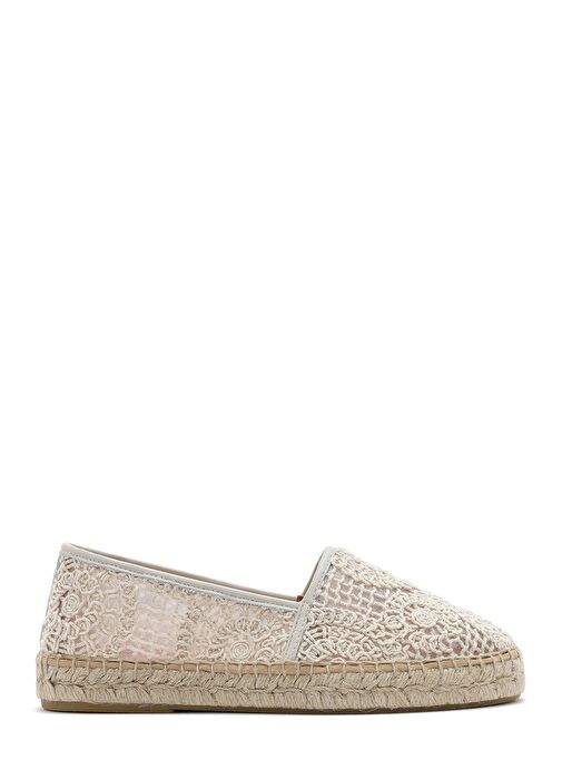 Kadın Bej Kumaş Espadril 25SFD45726F - Görsel 2