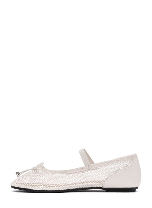 Kadın Bej Kumaş File Babet 25SFE40226F - Görsel 3