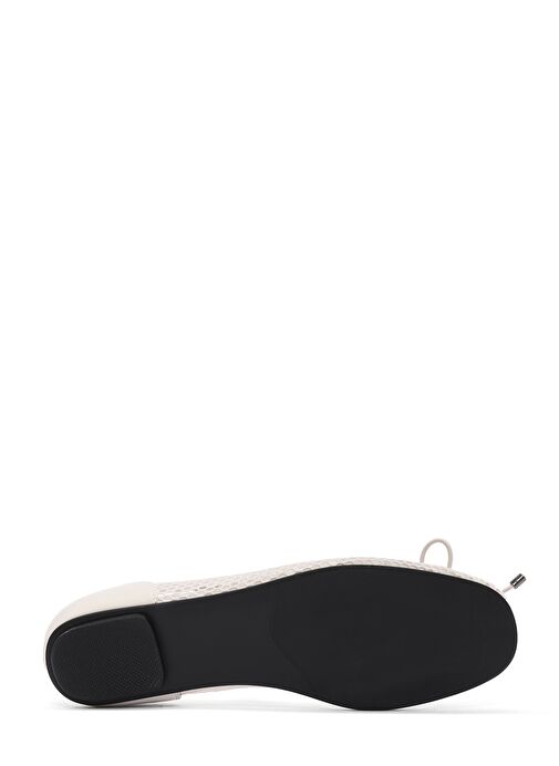 Kadın Bej Kumaş File Babet 25SFE40226F - Görsel 5