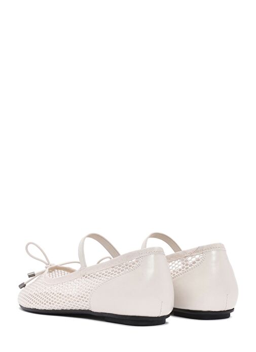 Kadın Bej Kumaş File Babet 25SFE40226F - Görsel 6