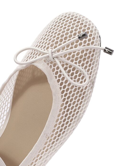 Kadın Bej Kumaş File Babet 25SFE40226F - Görsel 9