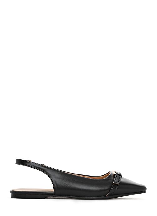 Kadın Siyah Arkası Açık Klasik Babet 25SFE402418 - Görsel 2