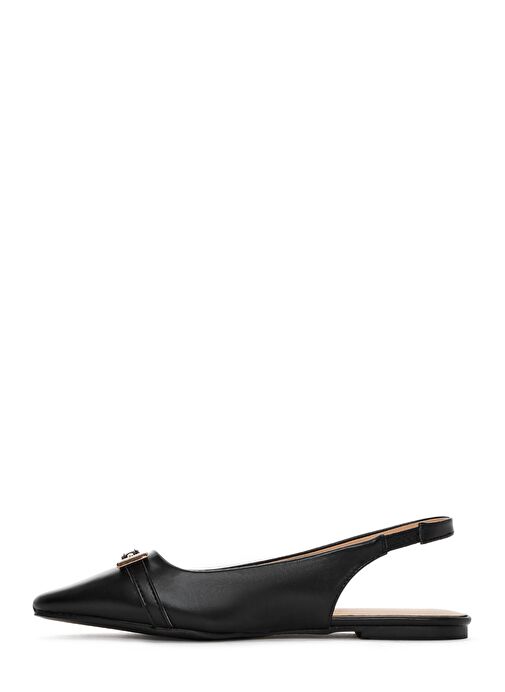 Kadın Siyah Arkası Açık Klasik Babet 25SFE402418 - Görsel 3