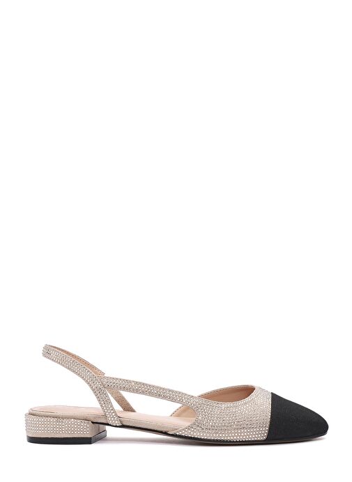 Derimod Derimod Kadın Bej Arkası Açık Taşlı Babet 25SFE402614 | Boyner Bej - 2. görsel