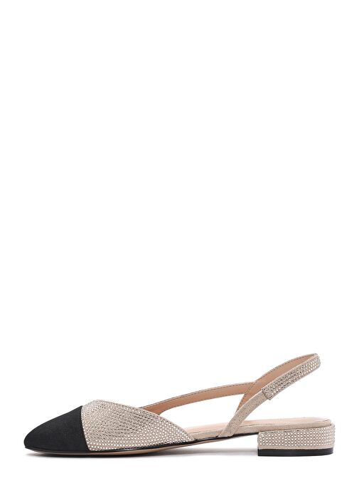 Derimod Derimod Kadın Bej Arkası Açık Taşlı Babet 25SFE402614 | Boyner Bej - 3. görsel