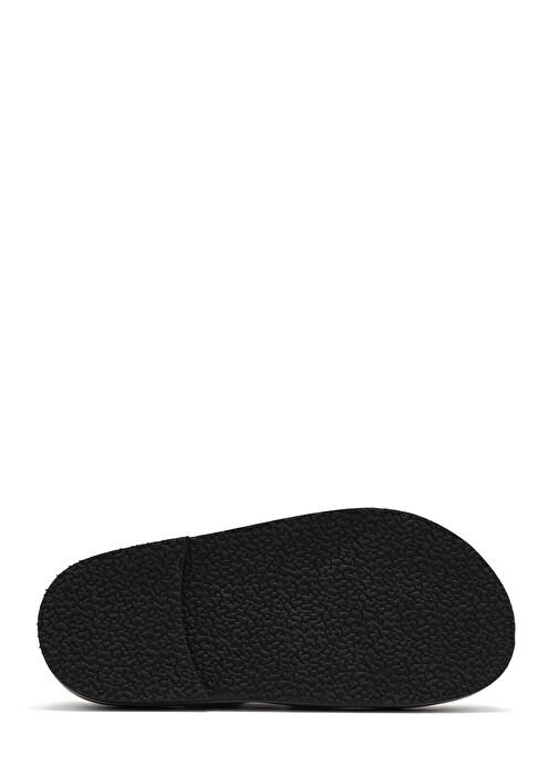 Kadın Siyah Kalın Tabanlı Terlik 25SFE400818 - Görsel 5