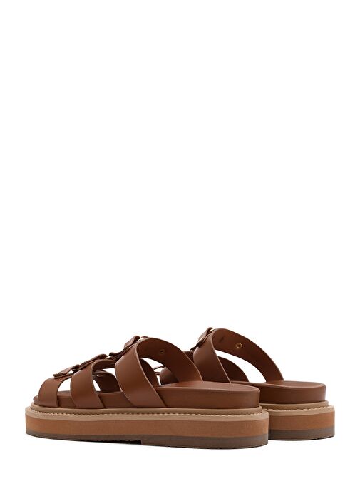 Kadın Taba Kalın Tabanlı Terlik 25SFE400818 - Görsel 6