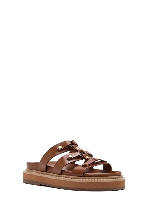 Kadın Taba Kalın Tabanlı Terlik 25SFE400818 - Görsel 7