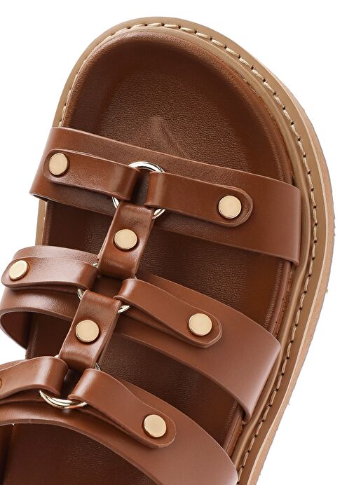 Kadın Taba Kalın Tabanlı Terlik 25SFE400818 - Görsel 9