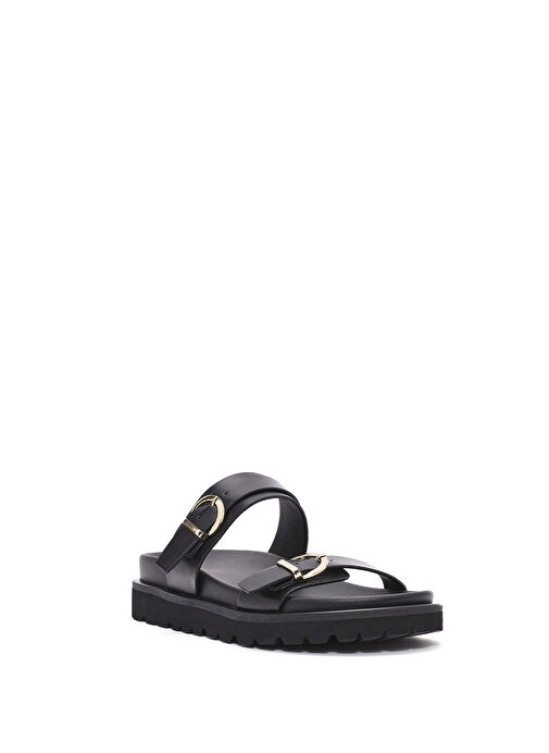 Derimod Siyah Kadın Terlik 25SFE401118 - Görsel 7