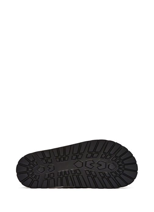 Kadın Siyah Tokalı Sandalet 25SFE401618 - Görsel 5