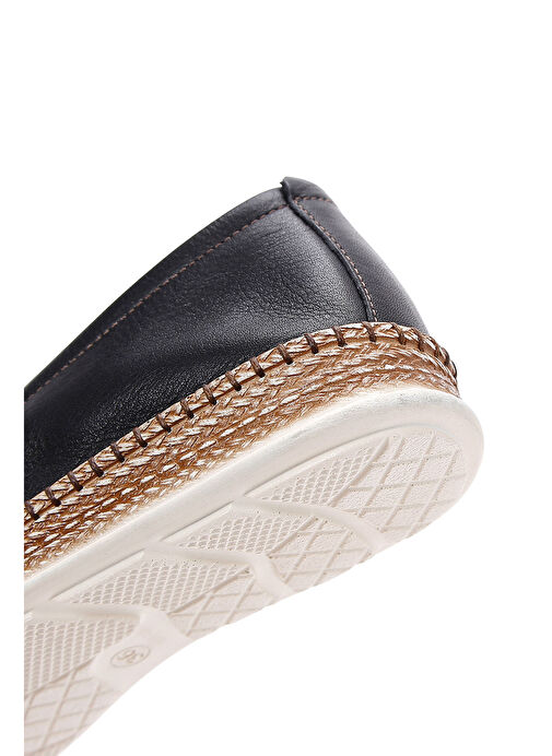 Derimod Derimod Kadın Siyah Deri Comfort Loafer 25SFD500518 | Boyner Siyah - 8. görsel
