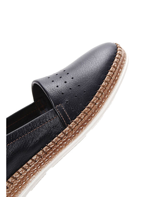 Derimod Derimod Kadın Siyah Deri Comfort Loafer 25SFD500518 | Boyner Siyah - 9. görsel