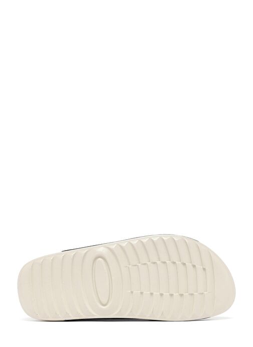 Kadın Siyah Bilekten Bağlamalı Deri Comfort Sandalet 25SFD500318 - Görsel 5