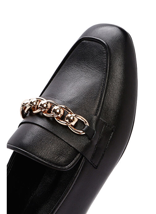 Derimod Derimod Kadın Siyah Tokalı Deri Loafer 25SFD160418 | Boyner Siyah - 9. görsel