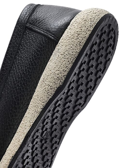 Kadın Siyah Deri Loafer 25SFD1318FT - Görsel 9