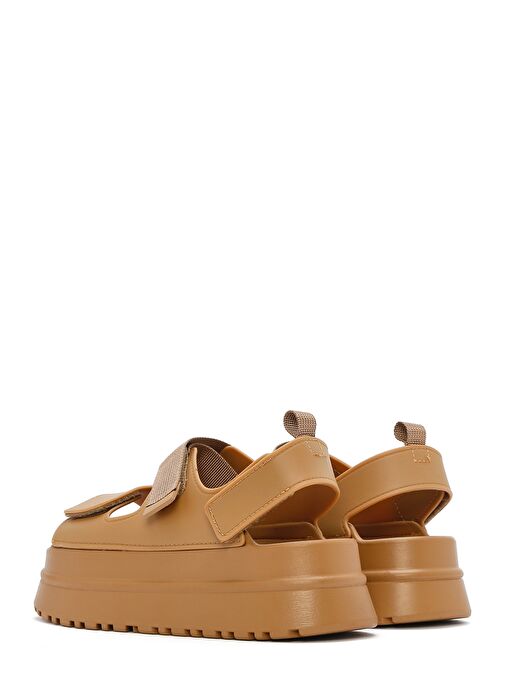 Kadın Taba Bantlı Kalın Tabanlı Jelly Sandalet 25SFE4753PV - Görsel 6