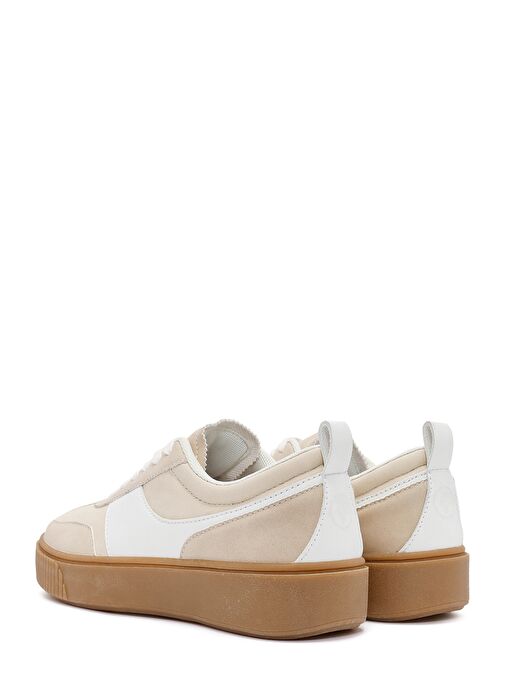 Derimod ACBC x Derimod Kadın Bej Bağcıklı Süet Sneaker 25SFD435210 | Boyner Bej - 2. görsel