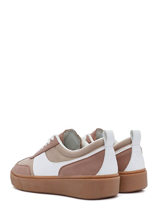 ACBC x Derimod Kadın Pembe Bağcıklı Süet Sneaker 25SFD435210 - Görsel 6