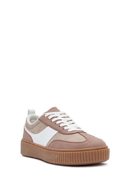 ACBC x Derimod Kadın Pembe Bağcıklı Süet Sneaker 25SFD435210 - Görsel 7