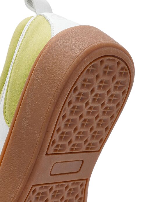 ACBC x Derimod Kadın Sarı Bağcıklı Süet Sneaker 25SFD435210 - Görsel 9