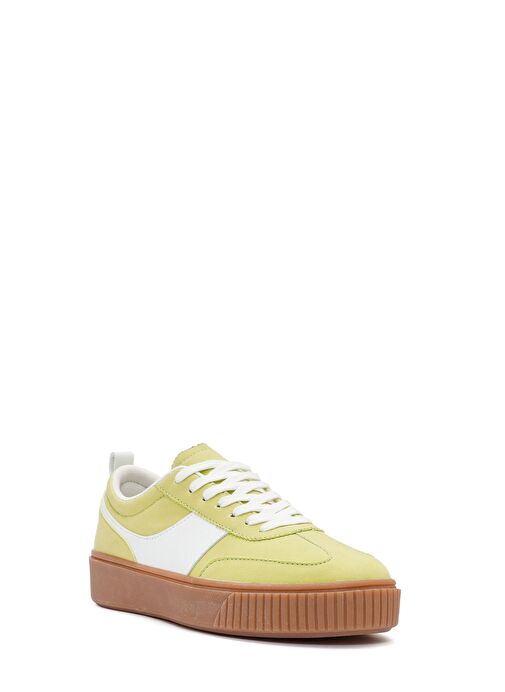 ACBC x Derimod Kadın Sarı Bağcıklı Süet Sneaker 25SFD435210 - Görsel 7