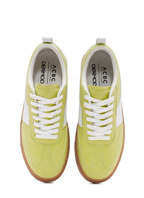 ACBC x Derimod Kadın Sarı Bağcıklı Süet Sneaker 25SFD435210 - Görsel 8