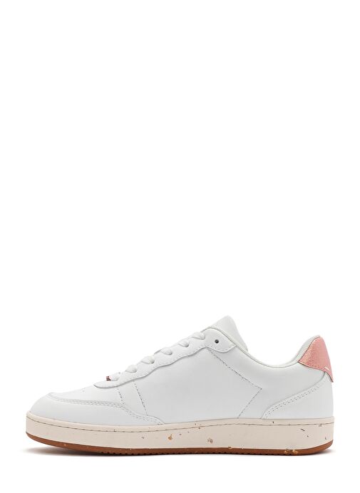 ACBC x Derimod Kadın Beyaz Bağcıklı Sneaker 25SFD435314 - Görsel 3