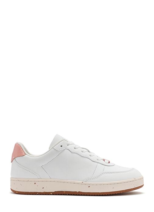 ACBC x Derimod Kadın Beyaz Bağcıklı Sneaker 25SFD435314 - Görsel 2