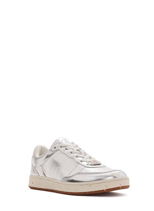 ACBC x Derimod Kadın Gri Metalik Bağcıklı Sneaker 25SFD4353SM - Görsel 7