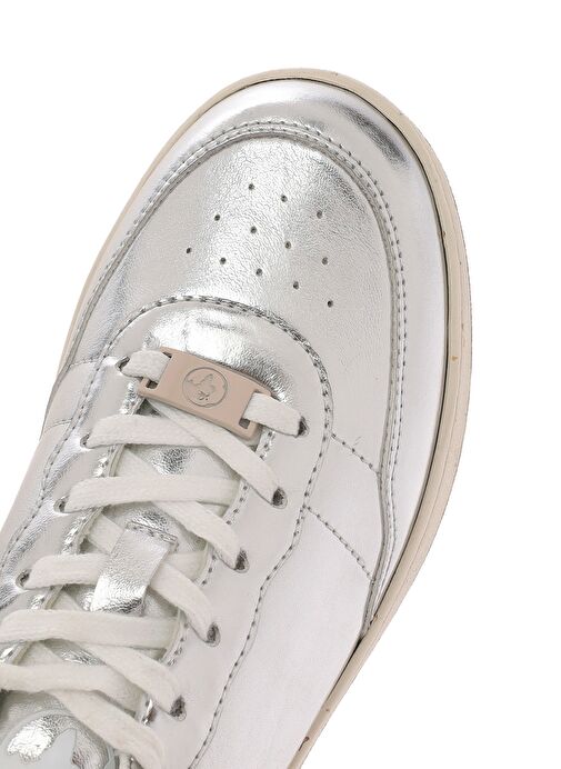 ACBC x Derimod Kadın Gri Metalik Bağcıklı Sneaker 25SFD4353SM - Görsel 9