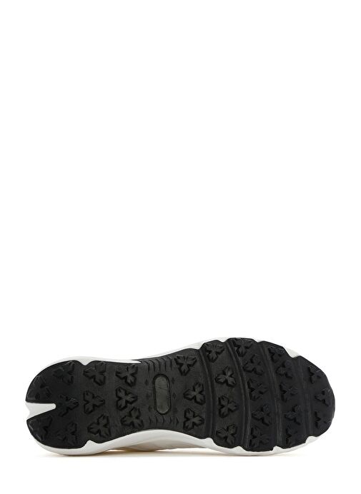 ACBC x DERİMOD Kadın Beyaz Bağcıklı Kalın Tabanlı Kumaş Sneaker 25SFD43556F - Görsel 5