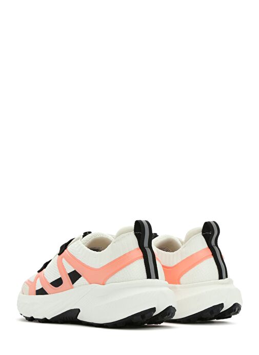 ACBC x DERİMOD Kadın Bej Bağcıklı Kalın Tabanlı Kumaş Sneaker 25SFD43556F - Görsel 6