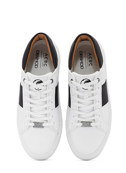 ACBC x Derimod Erkek Beyaz Bağcıklı Sneaker 25SFD780018 - Görsel 8
