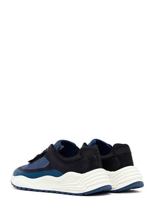 ACBC x Derimod Erkek Lacivert Bağcıklı Kalın Tabanlı Kumaş Sneaker 25SFD78026F - Görsel 6