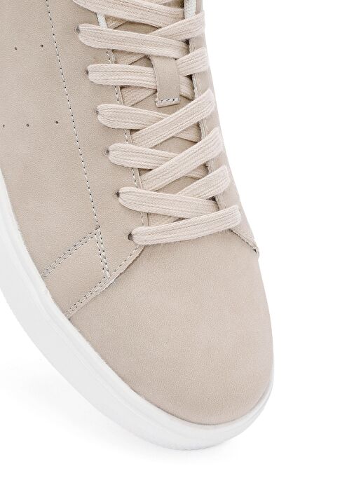 ACBC x Derimod Erkek Bej Bağcıklı Süet Sneaker 25SFD780310 - Görsel 9
