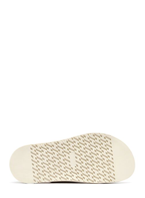 Kadın Bej Tokalı Süet Deri Sandalet 25SFD350910 - Görsel 5