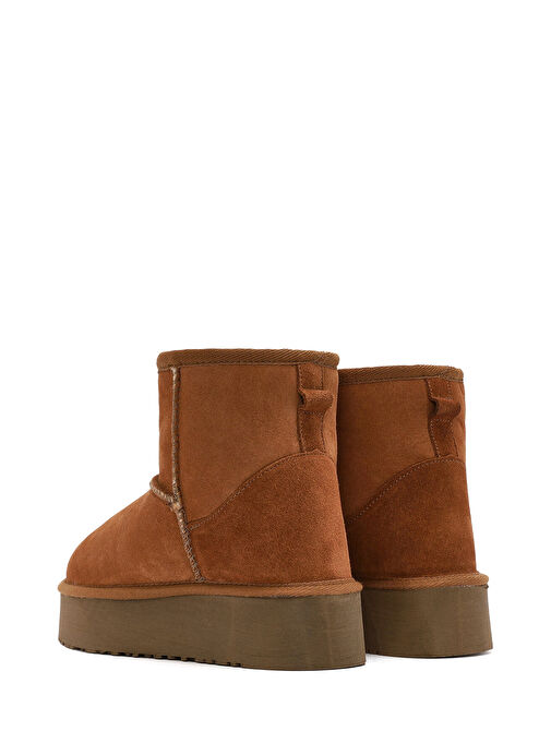 Derimod Derimod Kadın Taba Kalın Tabanlı Süet Deri Bot 24WFD153510 | Boyner Taba - 7. görsel