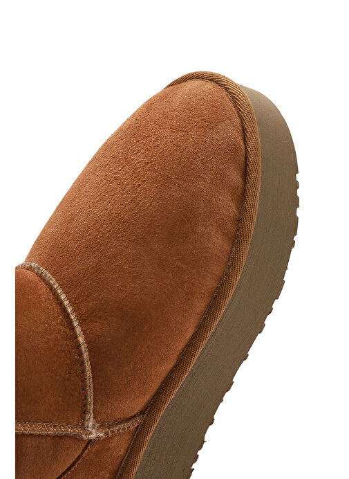 Derimod Derimod Kadın Taba Kalın Tabanlı Süet Deri Bot 24WFD153510 | Boyner Taba - 9. görsel