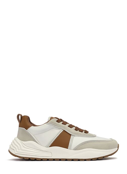 ACBC x DERİMOD Erkek Taba Bağcıklı Kalın Tabanlı Sneaker 25SFD78066F - Görsel 2